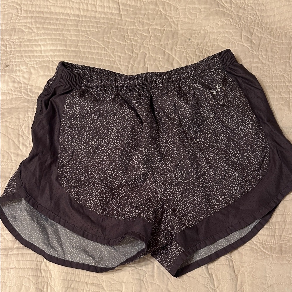 BOOMBAH Grey and white shorts